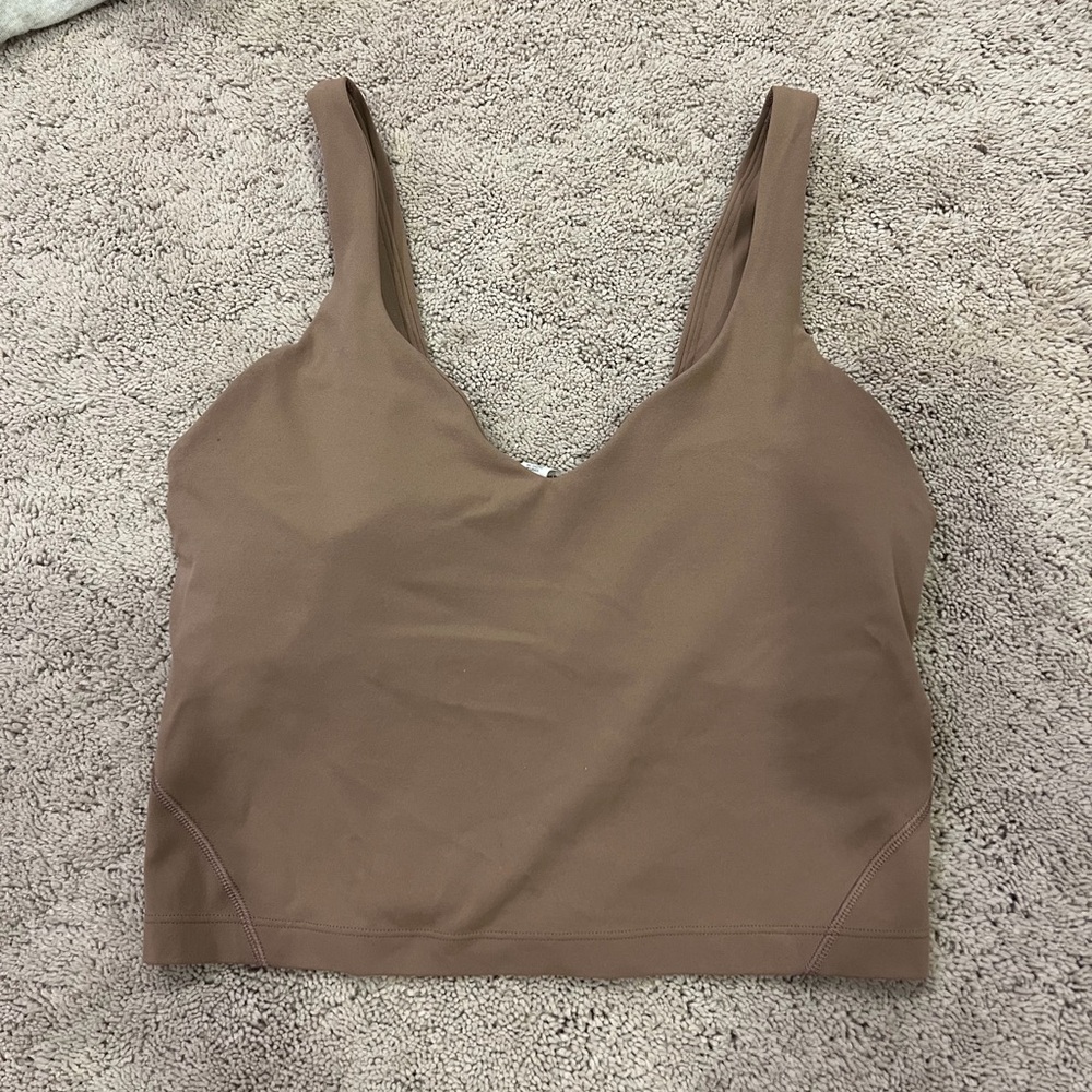 lululemon athletica Brown Crop Top